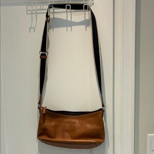 COACH Heritage Leather Crossbody Shoulder Bag 👝